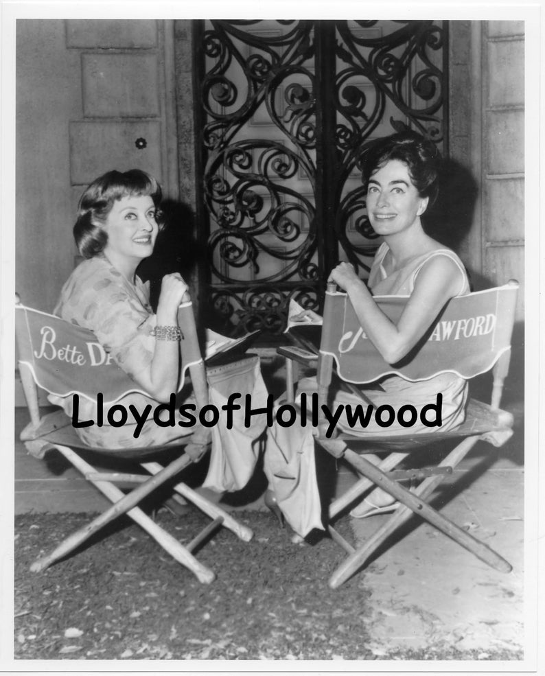Bette Davis Joan Crawford on Set Whatever Happened to Baby Jane ...