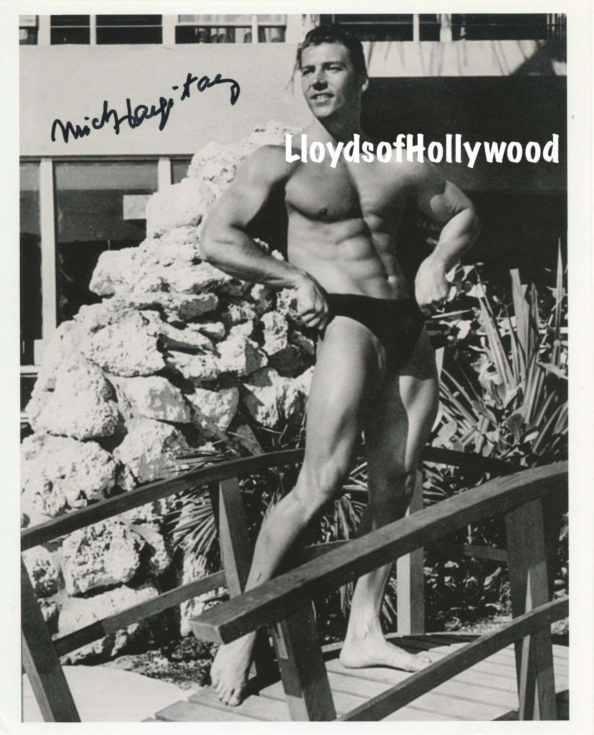 Mickey Hargitay Autograph Hand Signed Bodybuilder Mr Universe