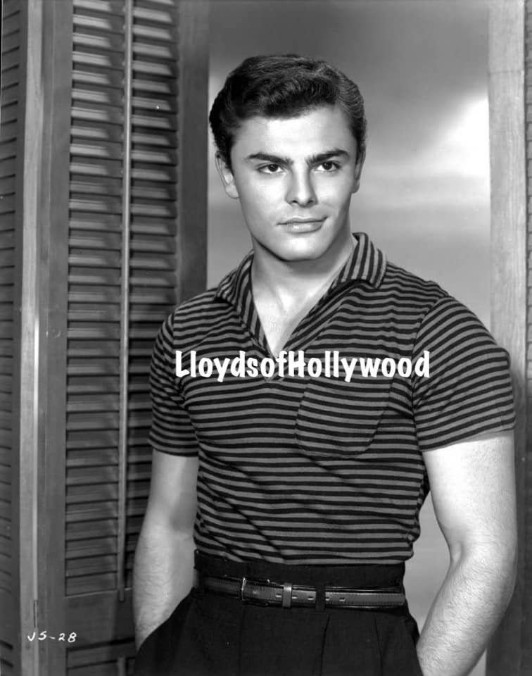 John Saxon Handsome Hollywood Actor Hunk Photograph 1950s Etsy