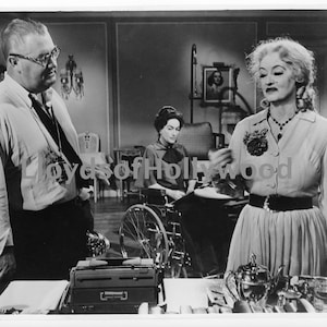 Bette Davis Joan Crawford Director  Whatever Happened To Baby Jane?  Photograph 1962