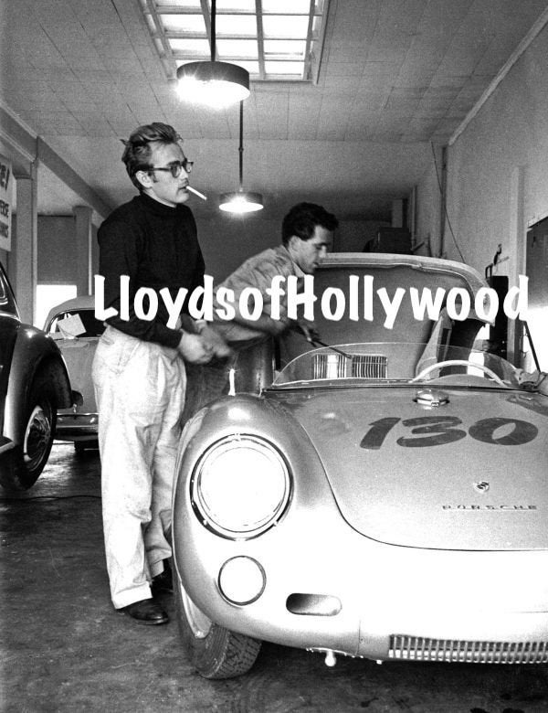 James Dean Rolf Wutherich With Porsche Spyder Death Car That Etsy