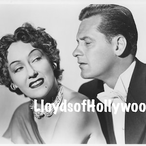Gloria Swanson William Holden Doomed Screen Lovers Sunset Boulevard On Set  Photograph  1950
