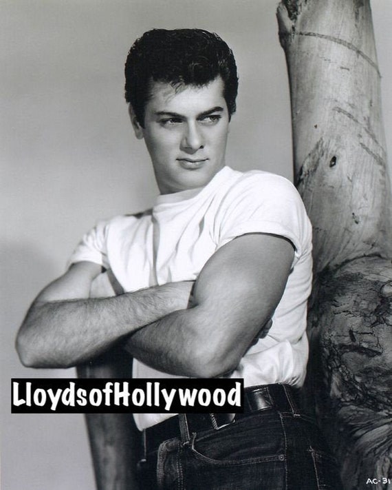 Tony Curtis Handsome Hollywood Actor Photograph 1950 - Etsy