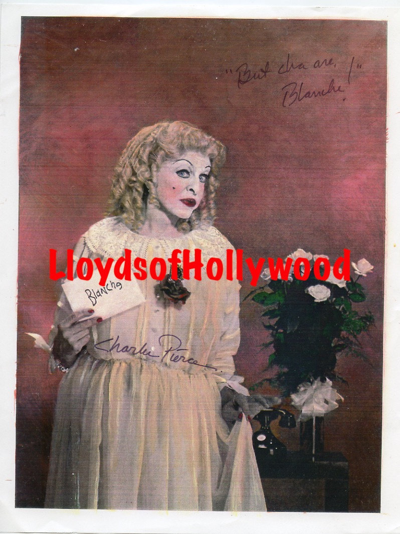 Charles Pierce Autograph Male Actress Transgender Gay Camp - Etsy Sweden