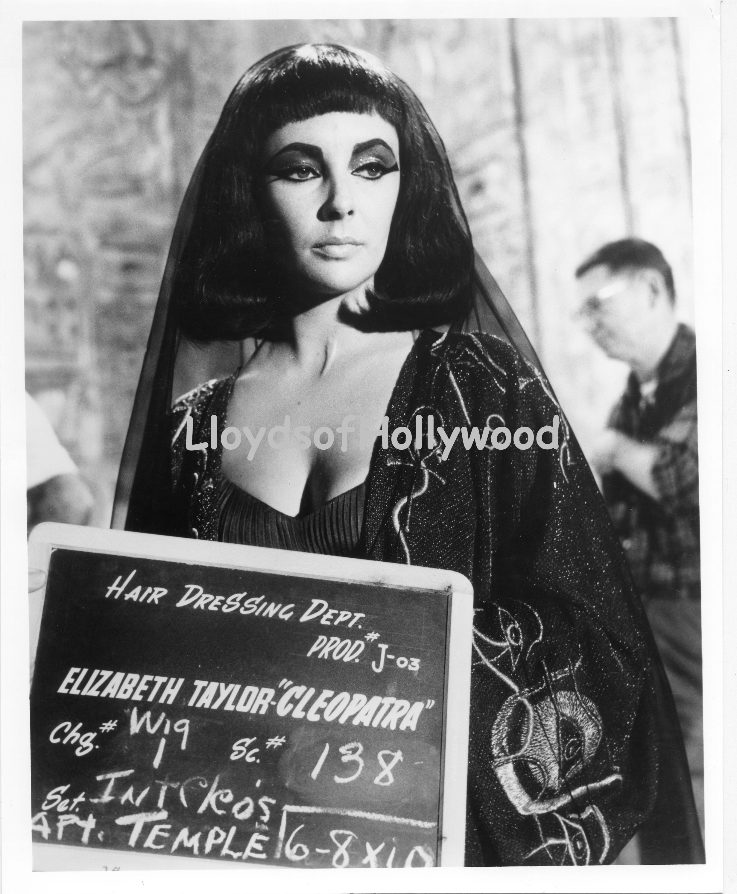 Elizabeth Taylor Cleopatra Hair Dressing Dept Wig Test | Etsy