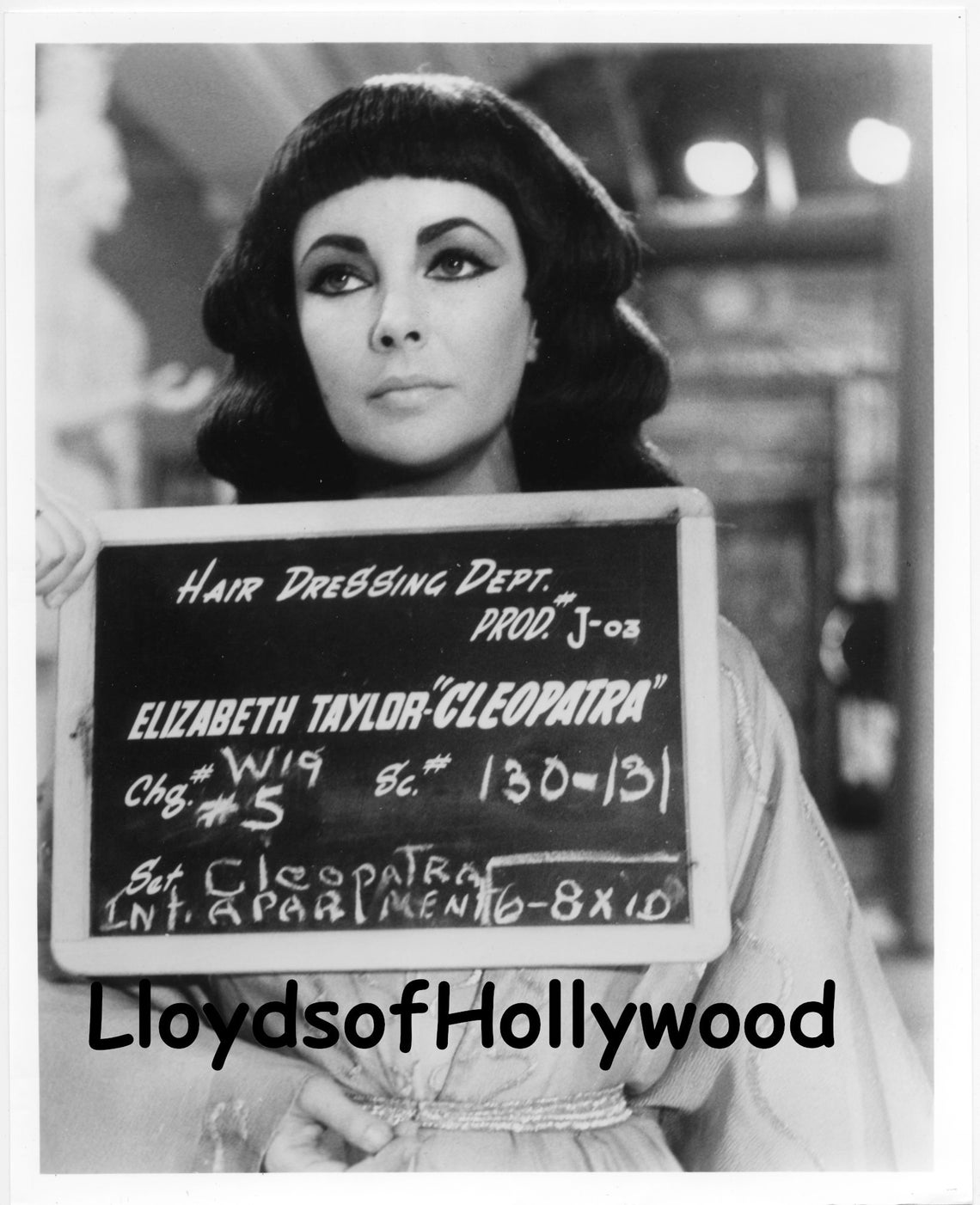 Elizabeth Taylor Cleopatra Hair Dressing Dept Test Photograph - Etsy