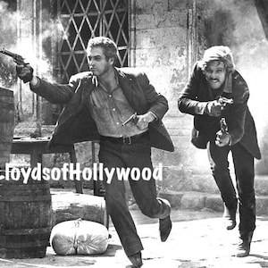 Paul Newman  Robert Redford Butch Cassidy And The Sundance Kid  Shootout Photograph 1969