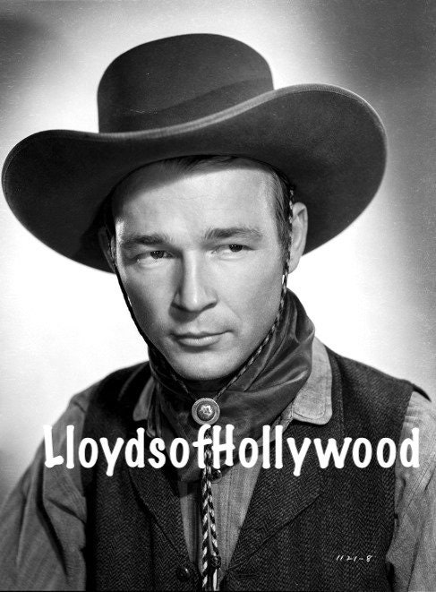 Roy Rogers Handsome All American Actor Masculine Cowboy Movie - Etsy