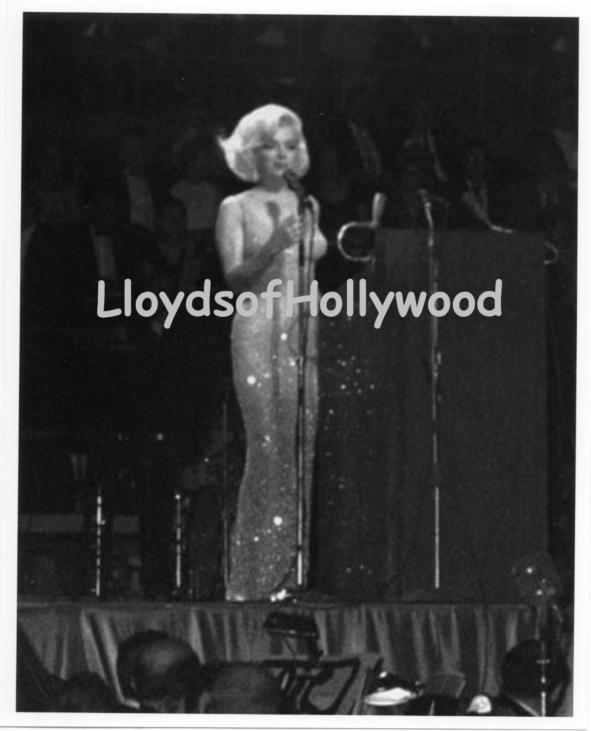 Marilyn Monroe See Thru Dress On Stage Singing Happy Birthday Etsy