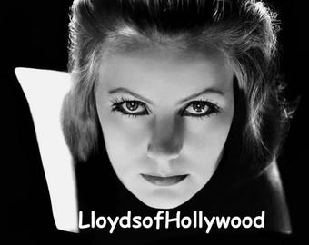 Greta Garbo Beautiful Mysterious Swedish Actress MGM Silent Film Star  Glamour Plays Queen Christina Dramatic Studio Photograph 1933