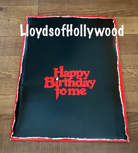 Happy Birthday to Me Original Horror Movie Promotional Vintage Etsy