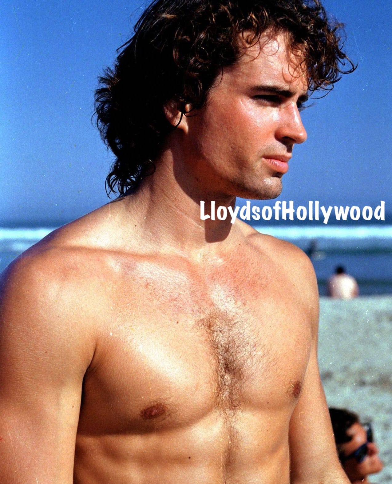 Jason Patric Hollywood Hunk Hairy Chest at the Beach Etsy