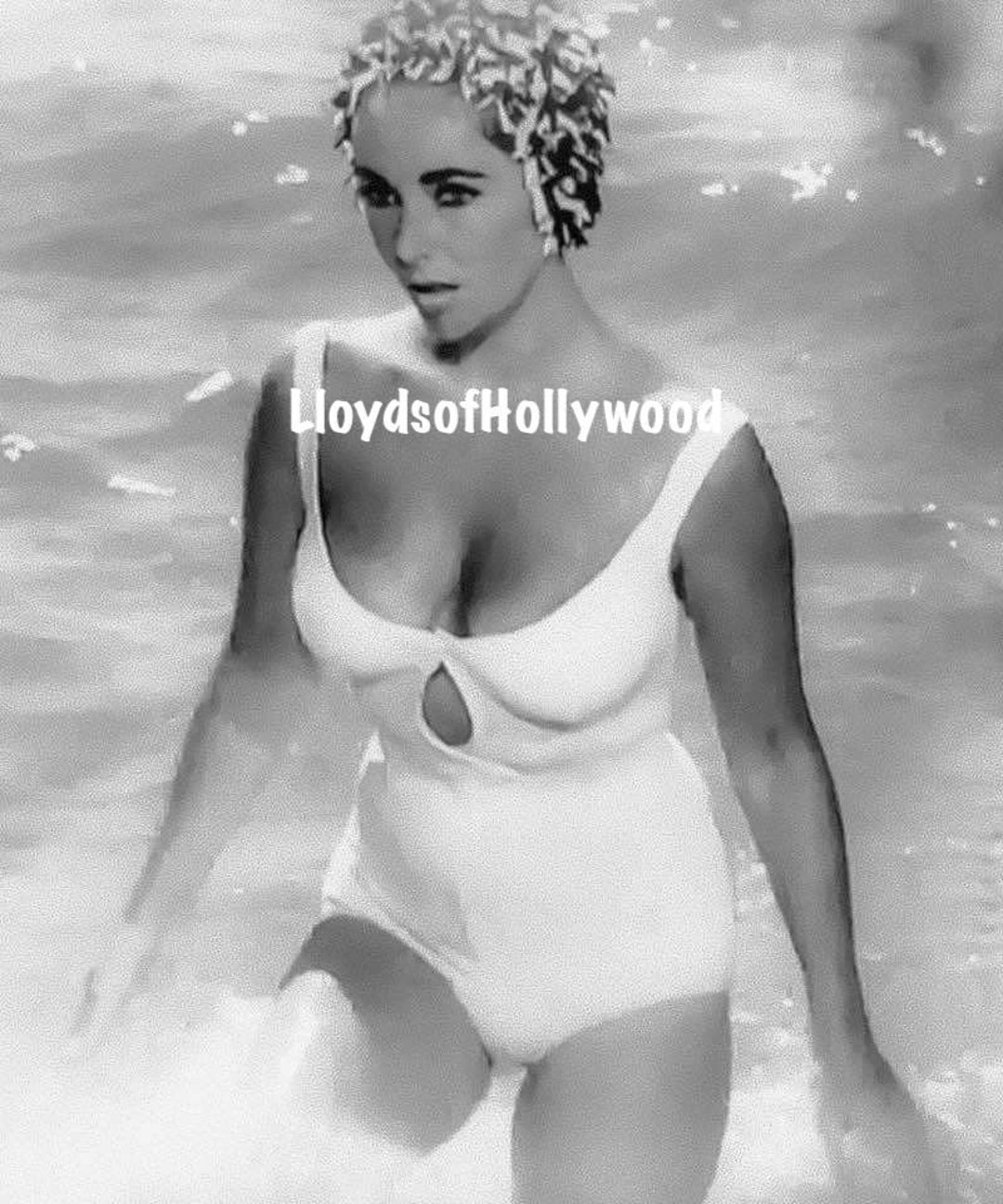 Elizabeth Taylor Suddenly Last Summer Cleavage in White Bathing Suit Beautiful Alluring Victim Photograph 1959 Etsy Canada