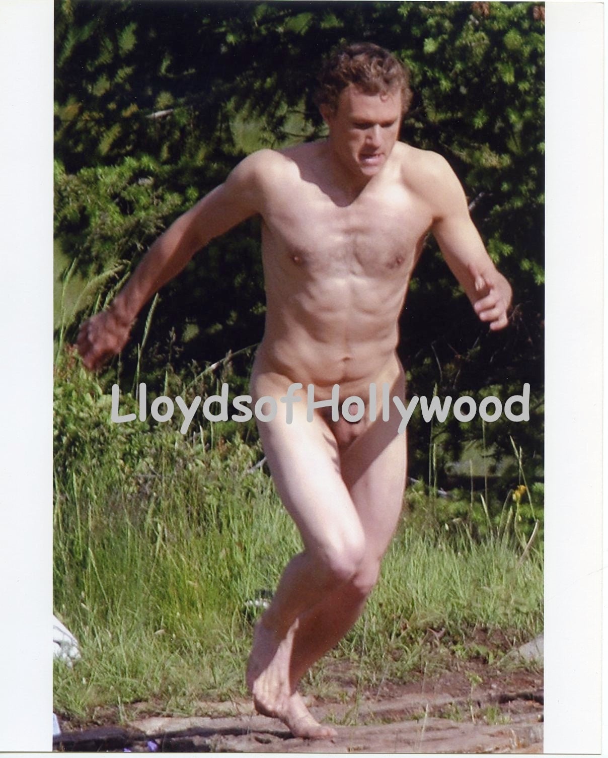 Mature Content Heath Ledger Brokeback Mountain Skinny Dip Photograph.