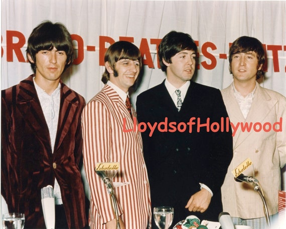 The Beatles George, Paul, Ringo and John First Time in Germany