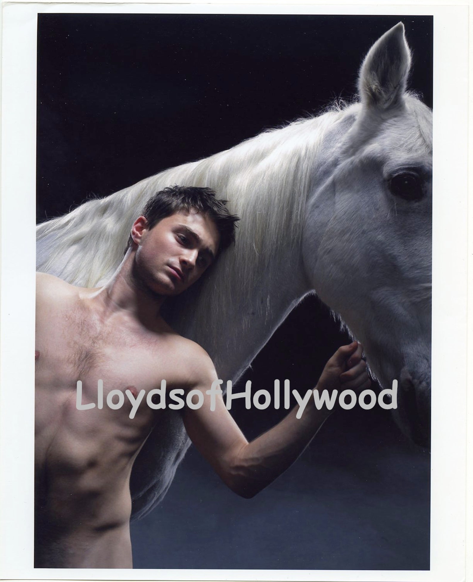 Daniel Radcliffe Broadway Star Equus Male Nude Beefcake Photograph 2007.