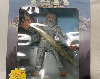 Yeti the Abominable Snowman Figure Shadowbox With Panoramic