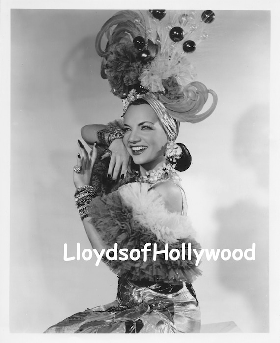 Carmen Miranda Brazilian Bombshell Singer Actress Hollywood Star
