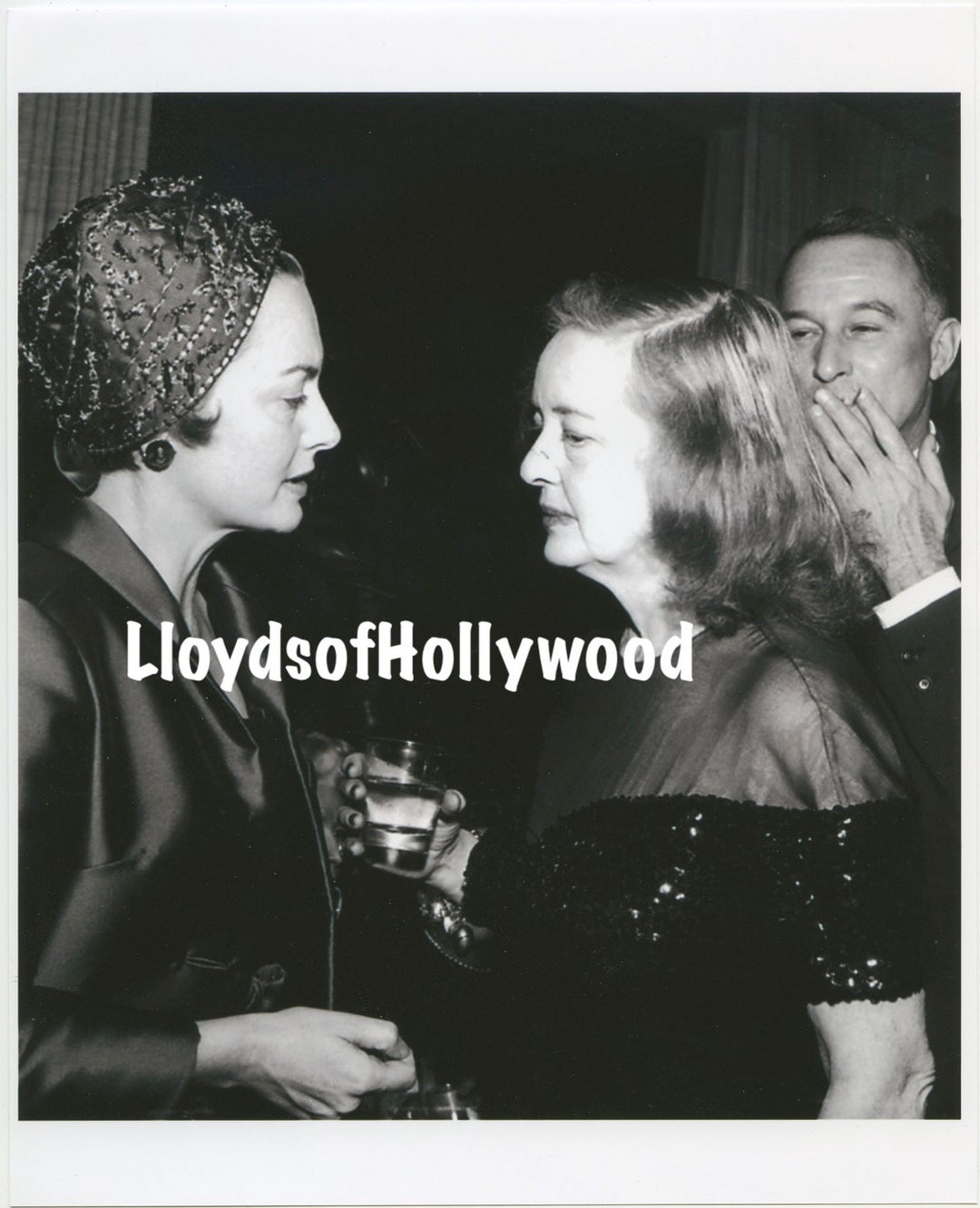 Bette Davis Olivia De Havilland Hush Hush Sweet Charlotte Premier Party  Candid Photograph 1962 - Etsy