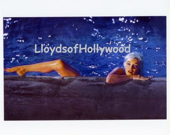 Marilyn Monroe   In Pool Doomed Film Scene  Something's Got To Give Photograph 1962