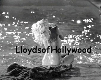 Marilyn Monroe On Set In Pool Doomed Movie Something's Got To Give Photograph 1962