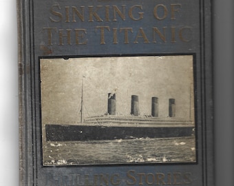 Het zinken van de Titanic: een zeldzame editie van een historisch boek over de epische zeeramp van 1912.