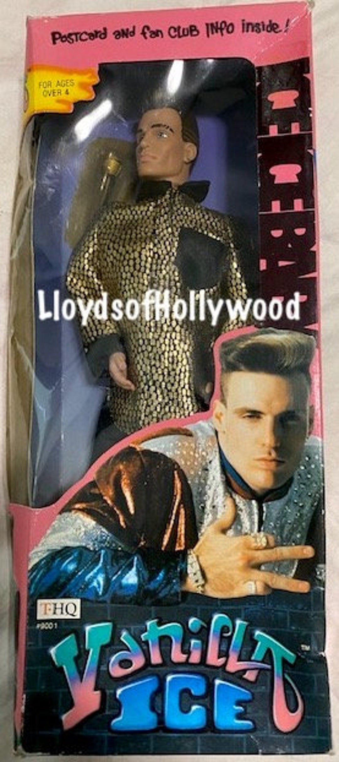 Vanilla Ice Baby the Rapper Rock Star Doll Toy Action Figure Never