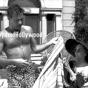 Gloria Swanson Norma Desmond With Her Lover William Holden  Sunset Blvd Scene  Photograph  1949