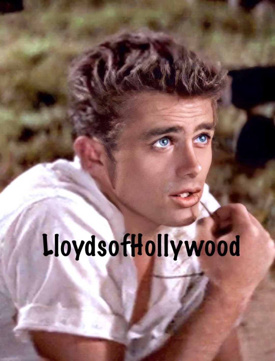 James Dean Handsome Hollywood Legend East of Eden Blue Eyes Photograph