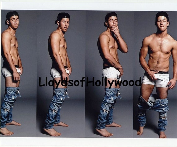 Mature Content Nick Jonas in Underwear Beefcake Four Image Photograph -   New Zealand