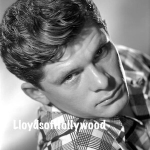 Dewey Martin Handsome Hollywood Hunk Movie Star Photograph 1955
