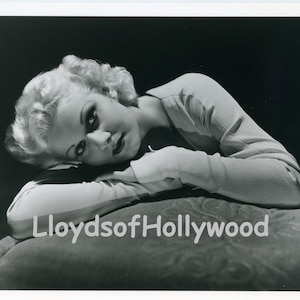 Jean Harlow Hollywood MGM Blonde Bombshell Actress  Film Star  Photograph 1932