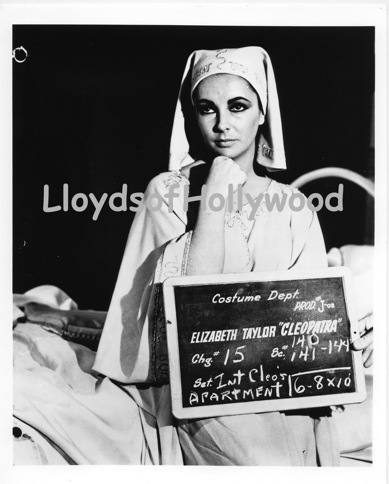 Elizabeth Taylor Cleopatra Costume Dept Test Photograph 1962 | Etsy