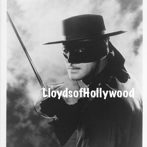 Guy Williams Zorro  The Fox  Swordsman TV Outlaw Hero Photograph 1957