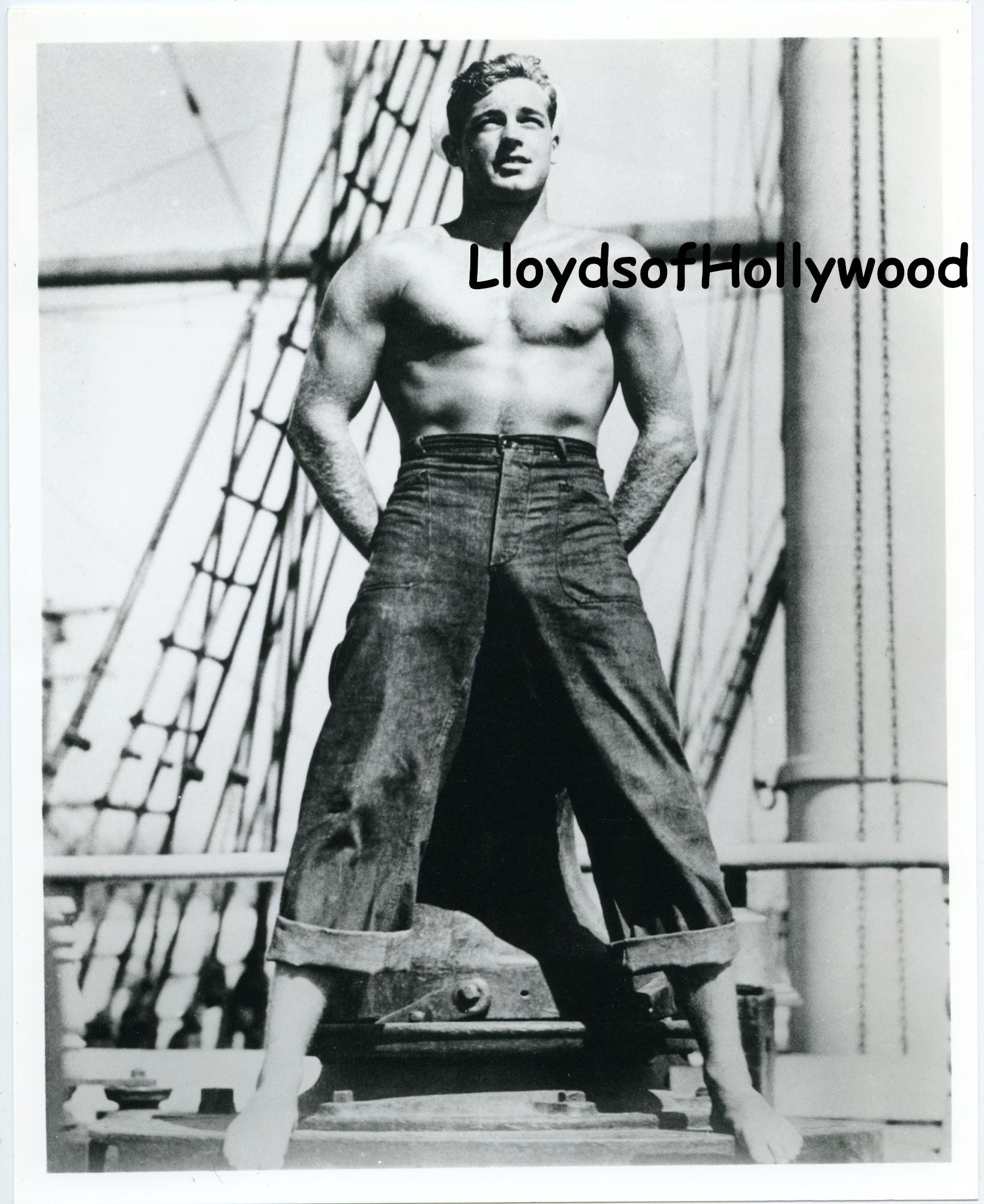 Guy Madison Pre Hollywood Serving on Ship US Navy Handsome - Etsy Singapore