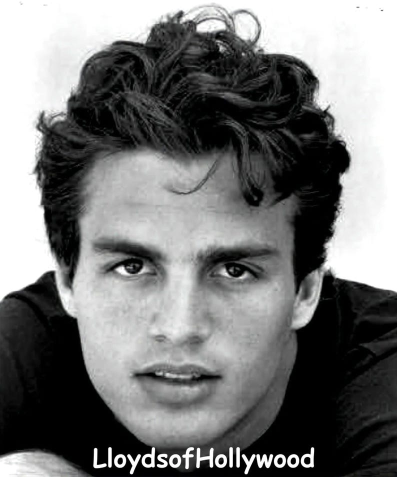 Mark Ruffalo Handsome Actor Movie and TV Star Head Shot Photograph 1995 ...