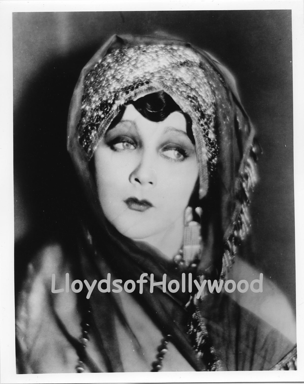 Barbara LaMar Silent Film Star Hollywood Legend Studio Photograph 1920's, image size:1195x1508