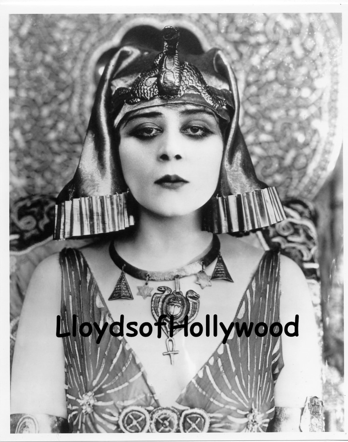Theda Bara Cleopatra Silent Film Star Photograph 1917 - Etsy