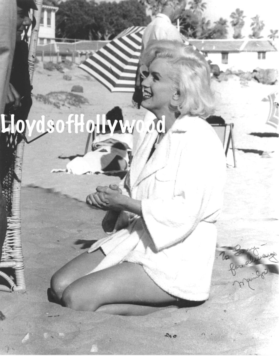 Marilyn Monroe on Set  At Beach Del Coronado Hotel  Some Like It Hot Photograph 1959