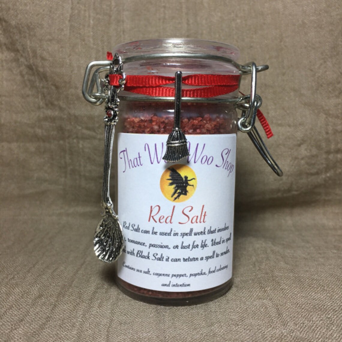 Red Salt Witches Salt Spell Salt Etsy