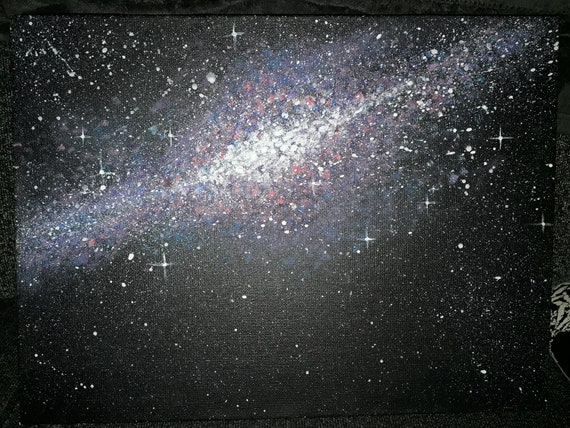 Featured image of post Leinwand Galaxy Malen Acryl