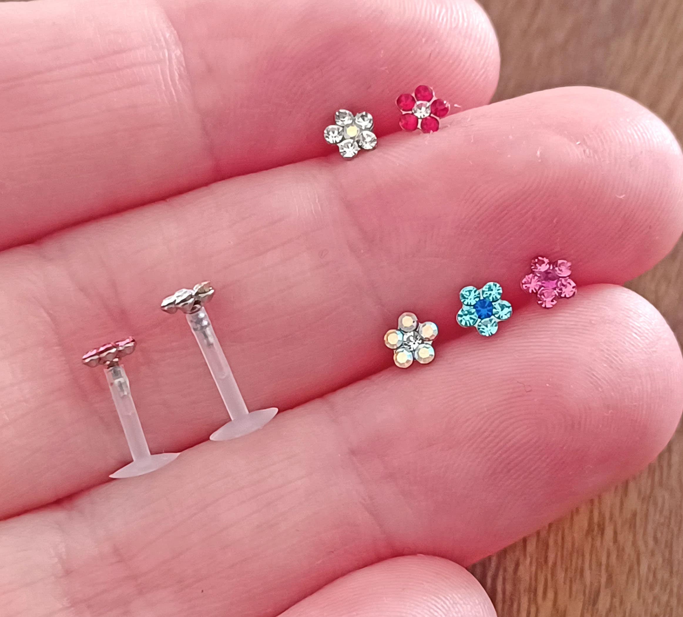 BIOFLEX Labret Stud Labret Earring Helix Piercing Bioplast