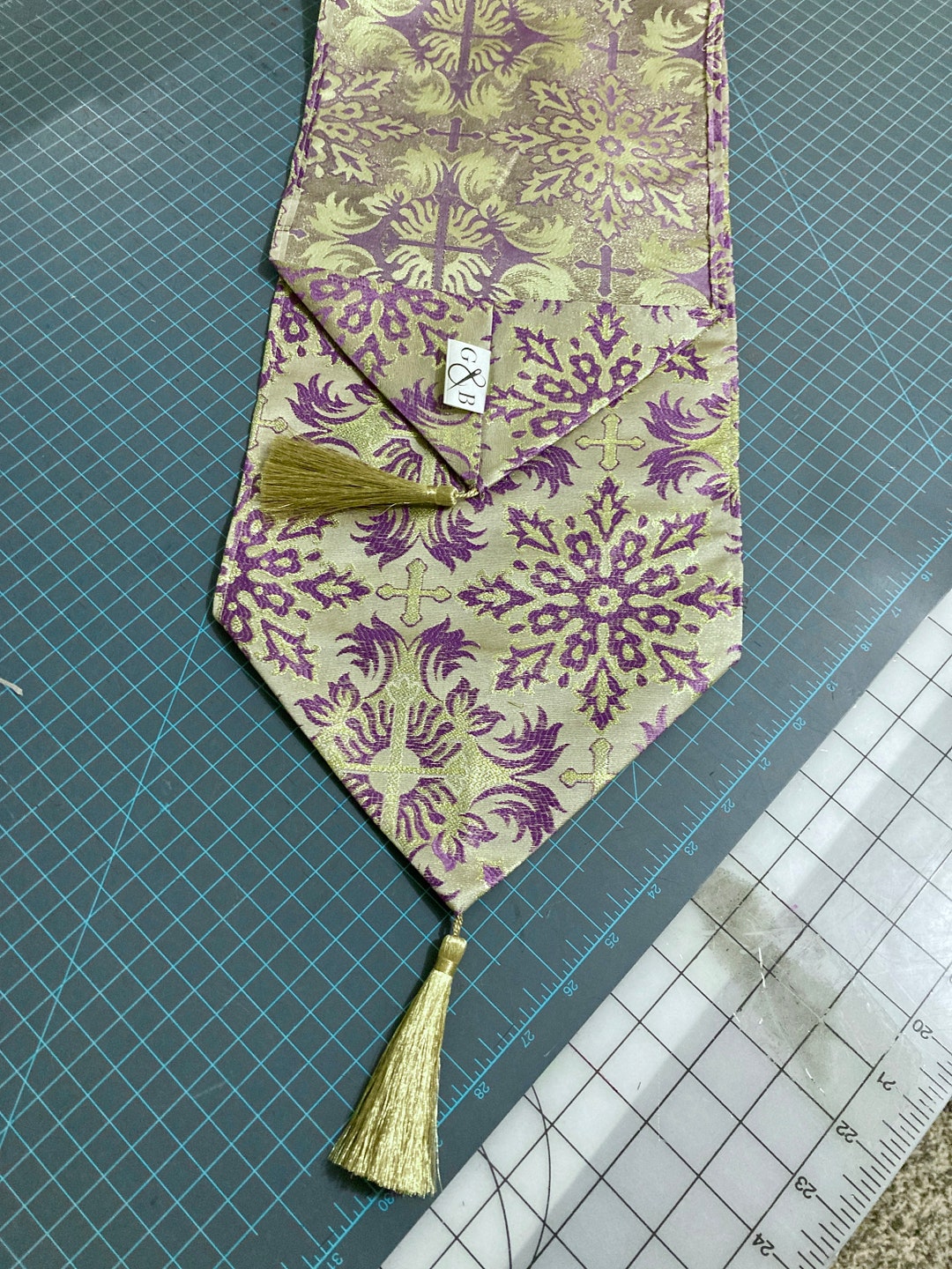 Home Table Runner Altar Cloth Catholic Light Etsy