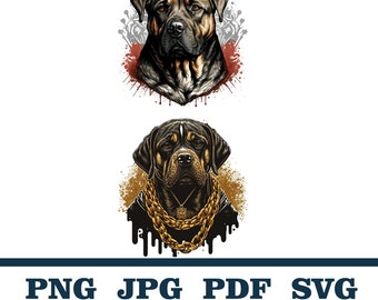 Dog King Digital art, Royal Dog Digital Files, Dog Male Digital PNG, Big Boss Dog Rottweiler, Boss Dog Clipart, Boss Big Dog, King Pets