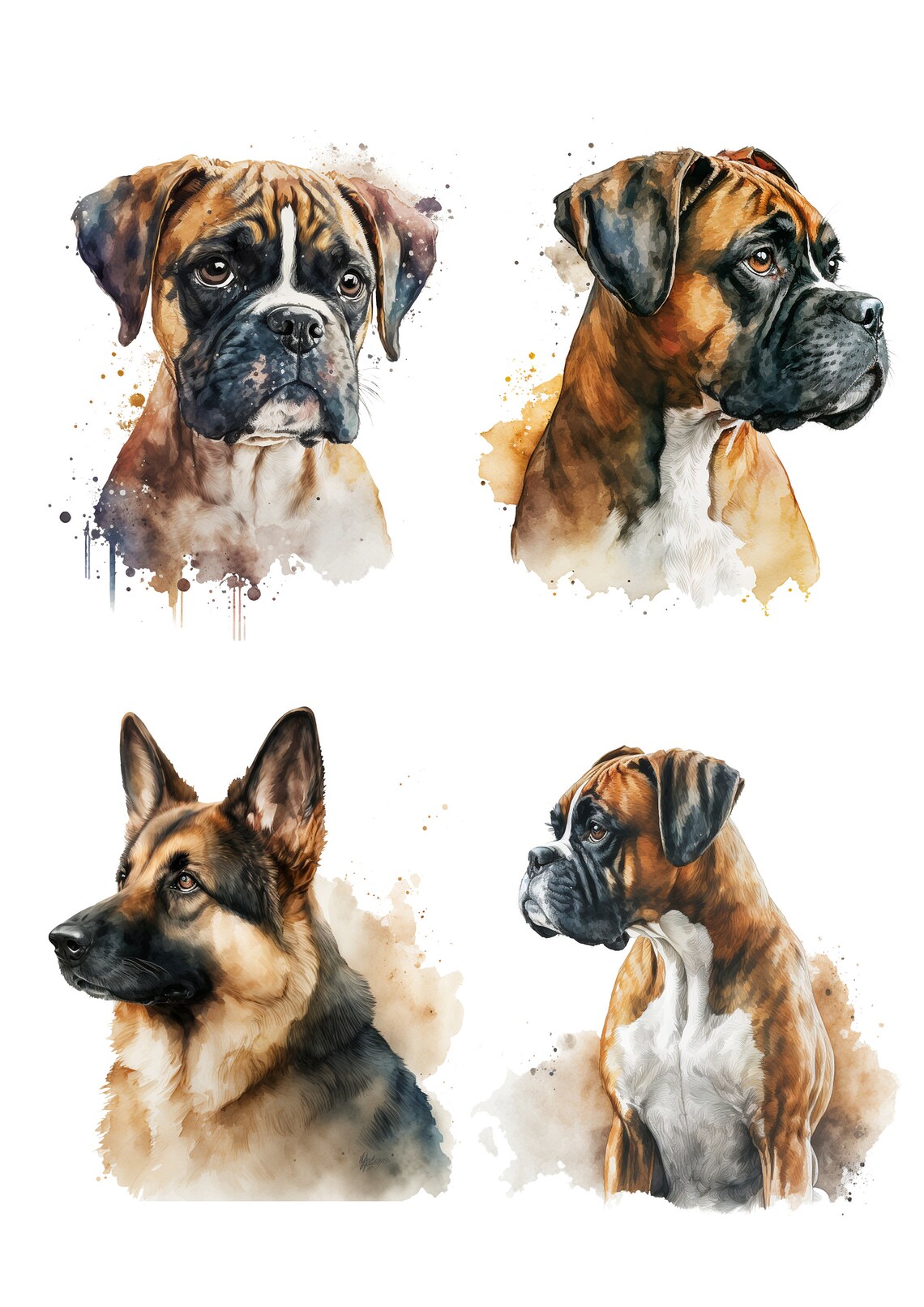 Dog Lover Png Dog Lover Clipart Boxer Clipart Boxer Dog Etsy