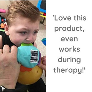 Gummee Mouthing Glove with Detachable Chew Ring for additional needs Adults and Children Chewing Hands Rett Syndrome Pica Autism
