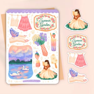 Cottagecore Garden Stickers | Summer Garden