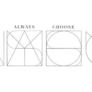 Custom Geometric Name Logo: Modern Line Art (Digital Image) image 5