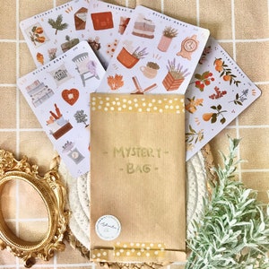 Mystery Grab Bag di 5 fogli di adesivi / Bullet Journal, Scrapbook, Planner, adesivi decorativi, Halloween