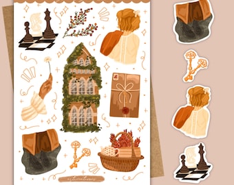 Bookish Dark Academia Stickers | Secret History